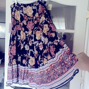 Soft Surroundings Floral Print Women's Skirt